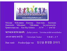 Tablet Screenshot of indigoplatform.com